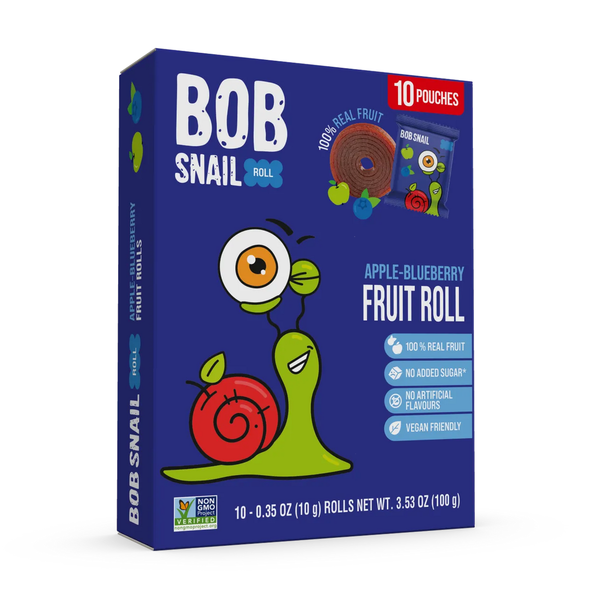Bob Snail Fruit Roll Apple & Blueberry 100g — BambiniJO Jordan