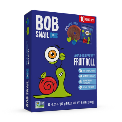 Bob Snail Fruit Roll Apple & Blueberry 100g — BambiniJO Jordan