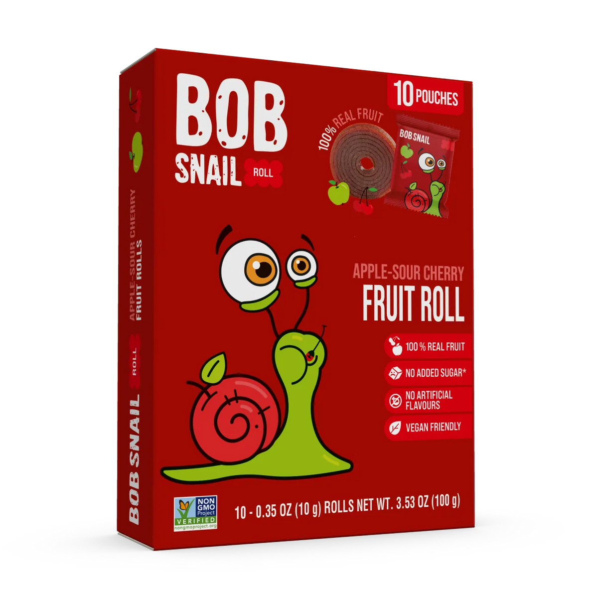 Bob Snail Fruit Roll Apple & Sour Cherry 100g — BambiniJO Jordan