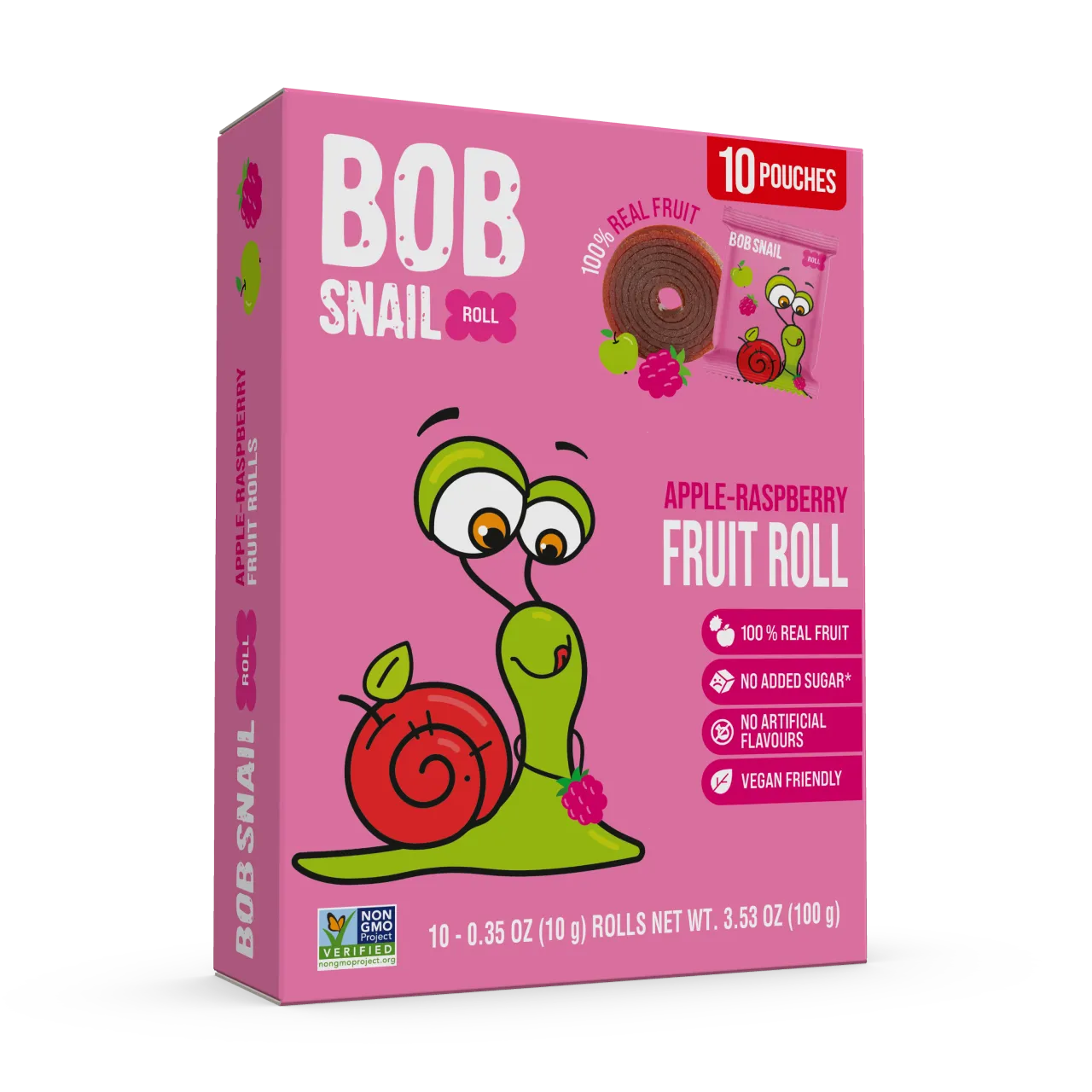 Bob Snail - Fruit Roll Apple & Raspberry | 100g