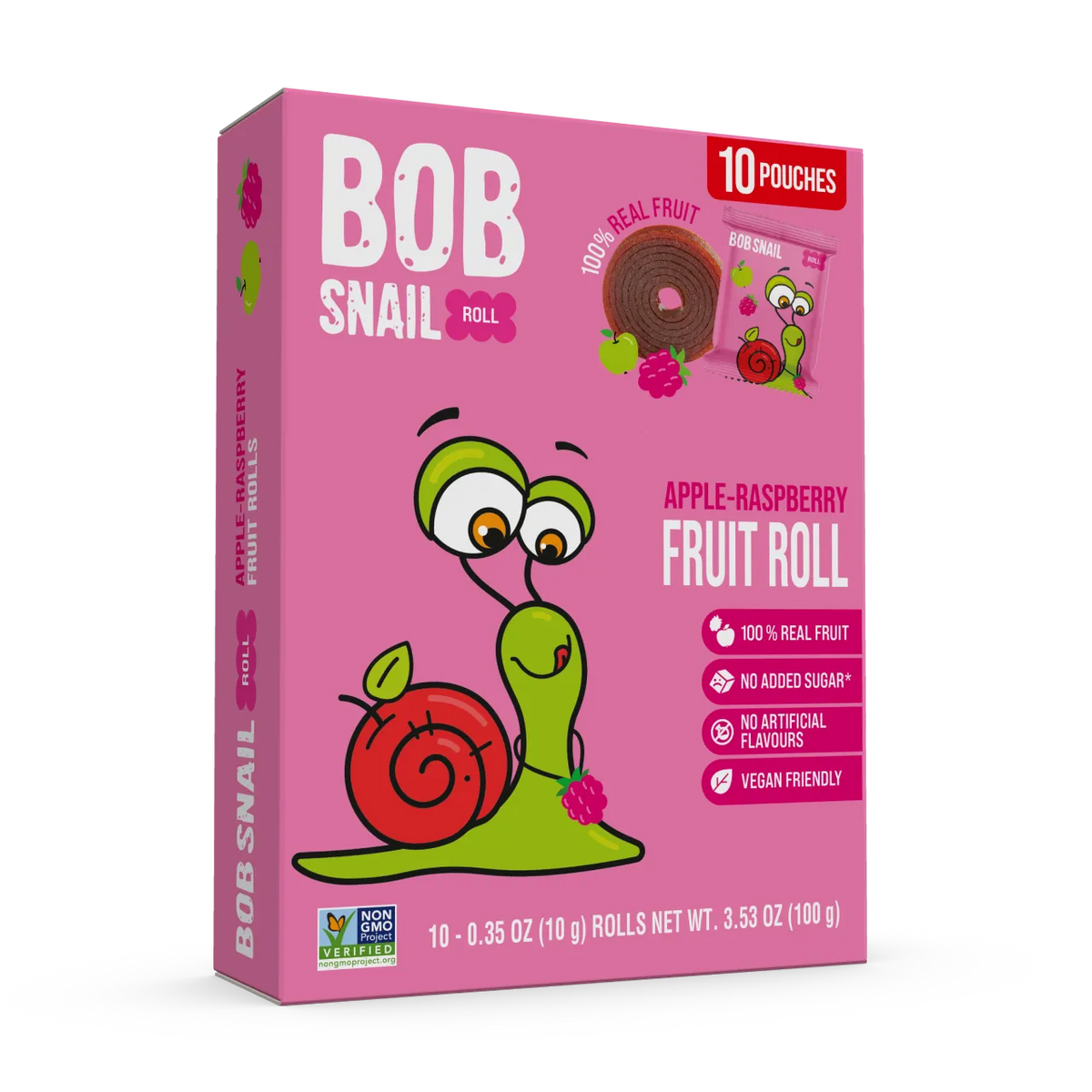 Bob Snail Fruit Roll Apple & Raspberry 100g — BambiniJO Jordan