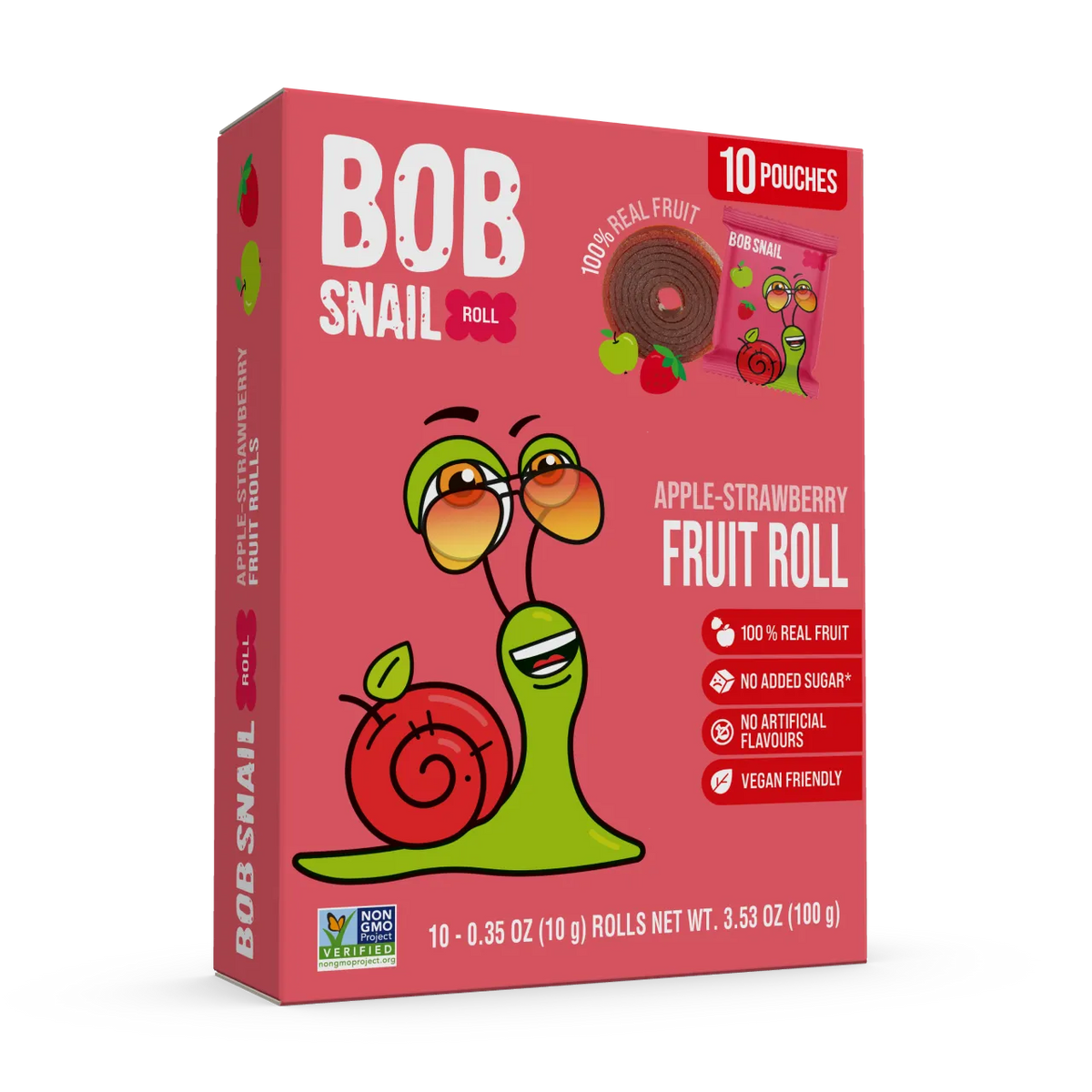 Bob Snail - Fruit Roll Apple & Strawberry | 100g