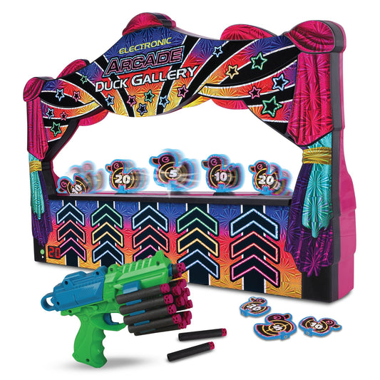 Ambassador - Electronic Arcade Duck Shooting Gallery | Hyper Neon Black Series | 6Y+