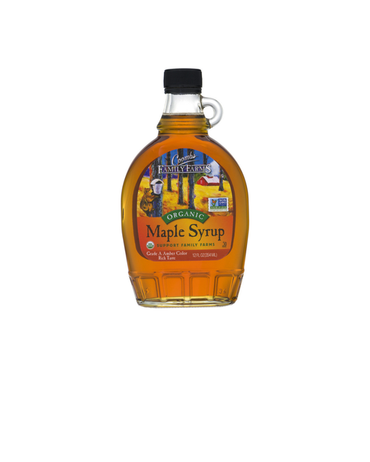 Coombs Family Farms Organic Maple Syrup Amber Color Grade A 354ml bottle