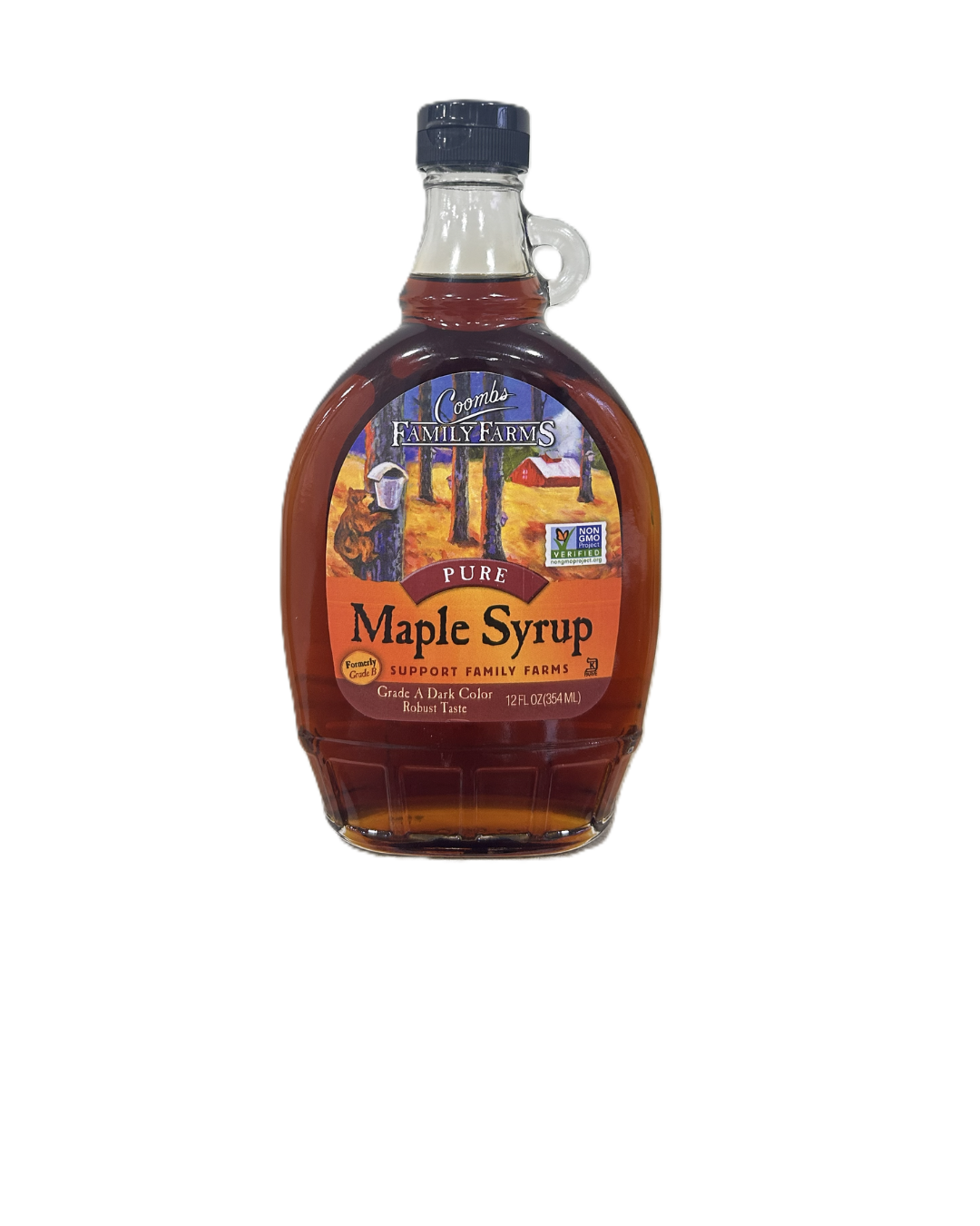 Coombs Family Farms Maple Syrup Dark Robust Color Grade A 354ml bottle