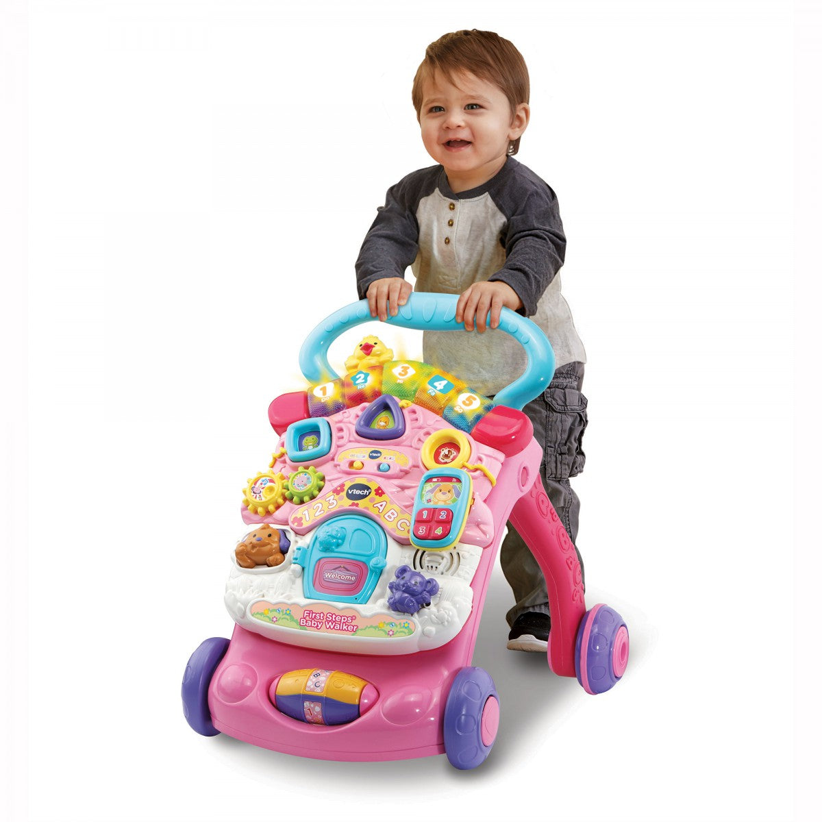 Vtech - First Steps Baby Activity Walker Pink Vtech - First Steps Baby Activity Walker Pink