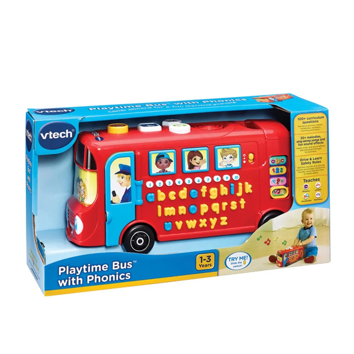 Vtech - Playtime Bus with Phonics | 1-2Y Vtech - Playtime Bus with Phonics | 1-2Y