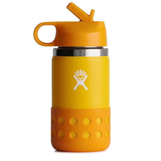 Hydro Flask - Kids Wide Mouth Straw Lid & Boot | CANARY | 355 ml