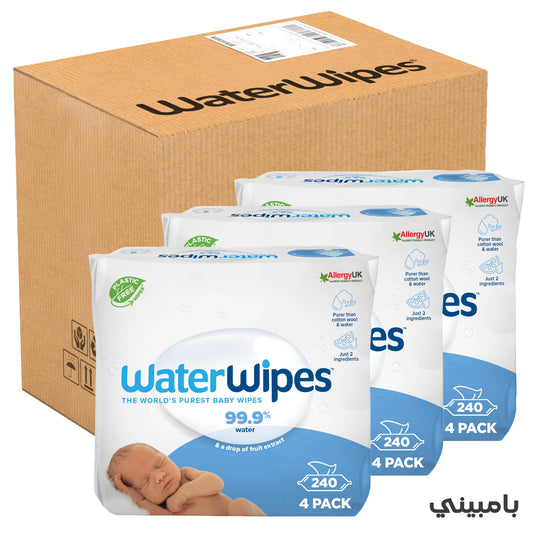 WaterWipes | Baby Wipes | Value Pack Box | 12x60 Wipes
