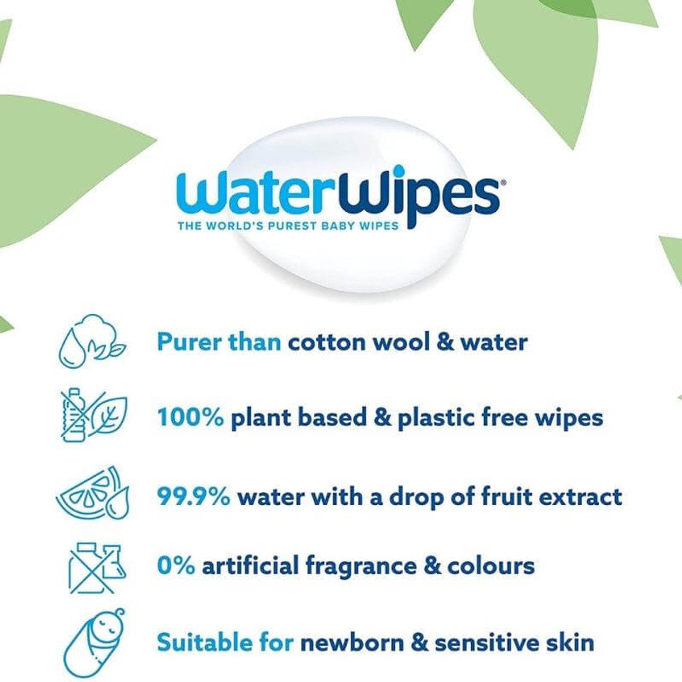 WaterWipes | Baby Wipes | Value Pack Box | 12x60 Wipes