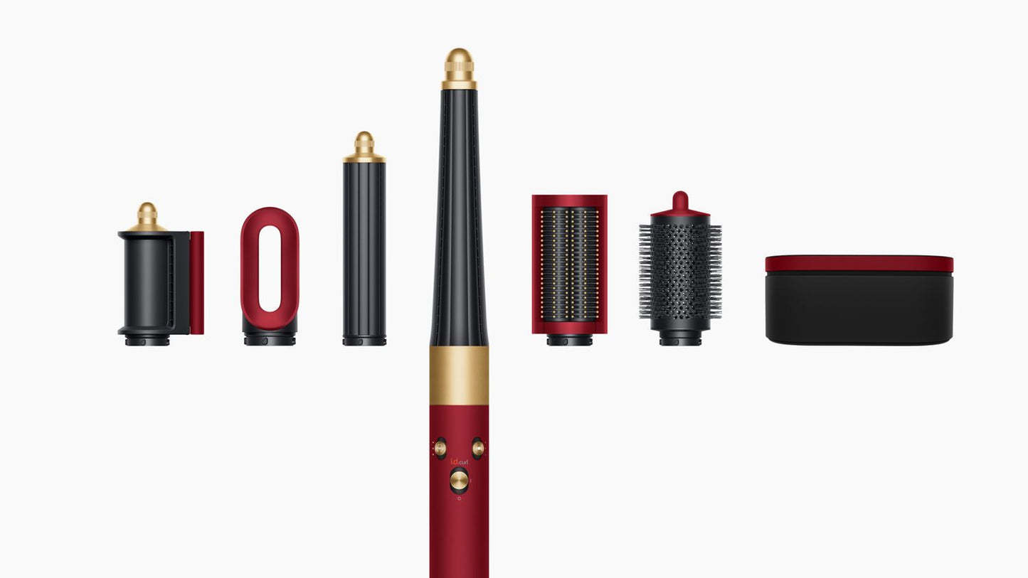 Dyson Airwrap i.d. Red Velvet/Gold styling — BambiniJO Jordan