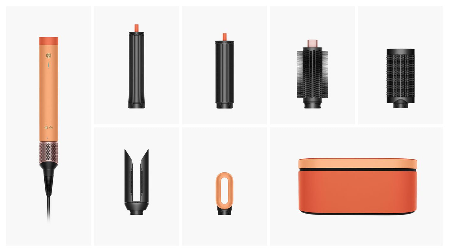 Dyson Airwrap Co-anda2x attachments in presentation case — BambiniJO Jordan