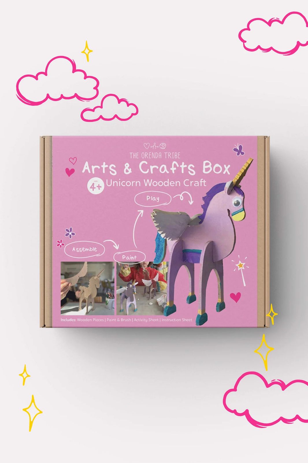The Orenda Tribe Unicorn DIY Craft Box The Orenda Tribe Unicorn DIY Craft Box