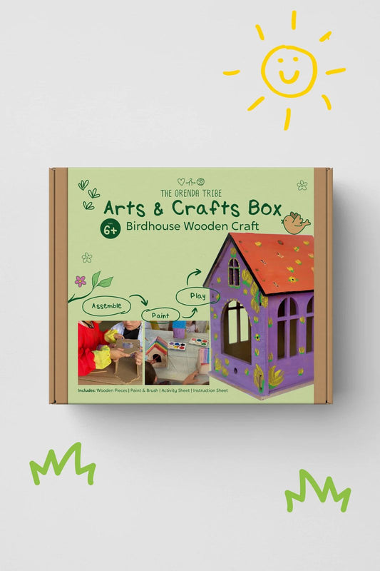 The Orenda Tribe Bird House DIY Craft Box | 3-6Y