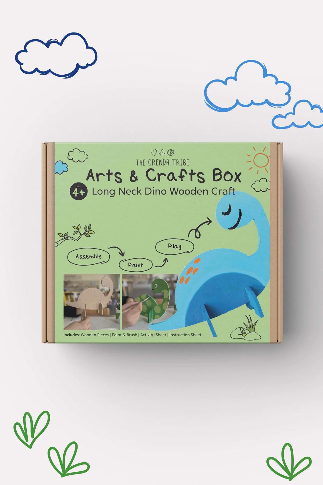 The Orenda Tribe Long Neck Dinosaur Craft The Orenda Tribe Long Neck Dinosaur Craft