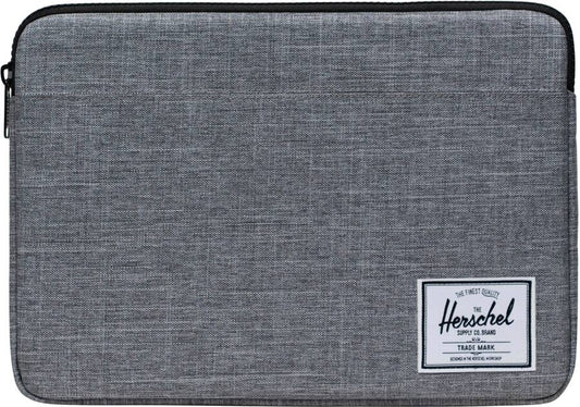 Herschel Anchor Laptop Sleeve Raven Crosshatch - lifestyle view