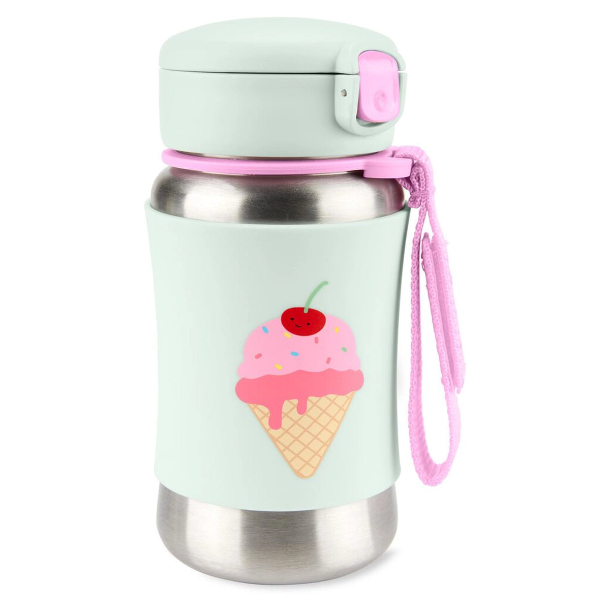 Skip Hop - SPARK STYLE Stainless Steel Straw Bottle - Ice Cream Skip Hop - SPARK STYLE Stainless Steel Straw Bottle - Ice Cream