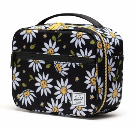 Herschel Pop Quiz Lunch Box Little Herschel Daisy Days, interior/detail view