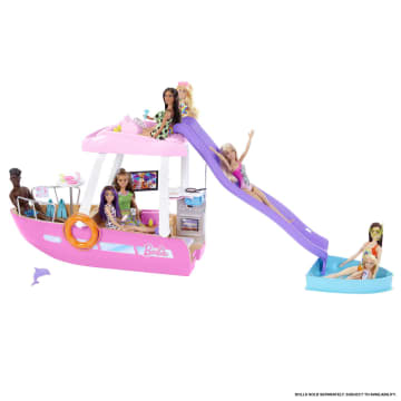Barbie Dream Boat Playset with Ocean-Themed Accessories alternate