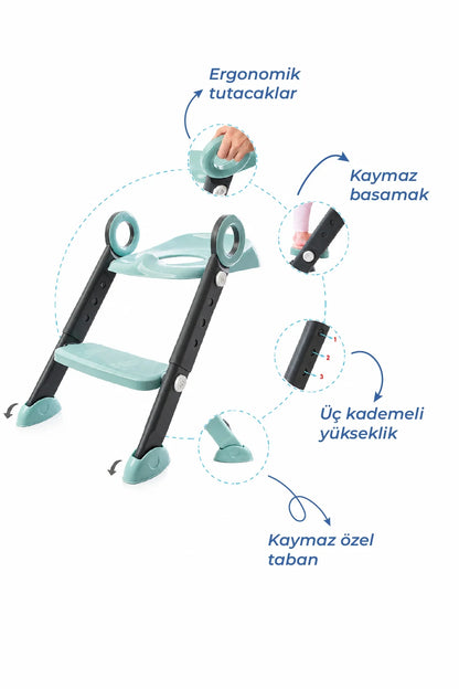 BabyJem Stepstool Potty Mint