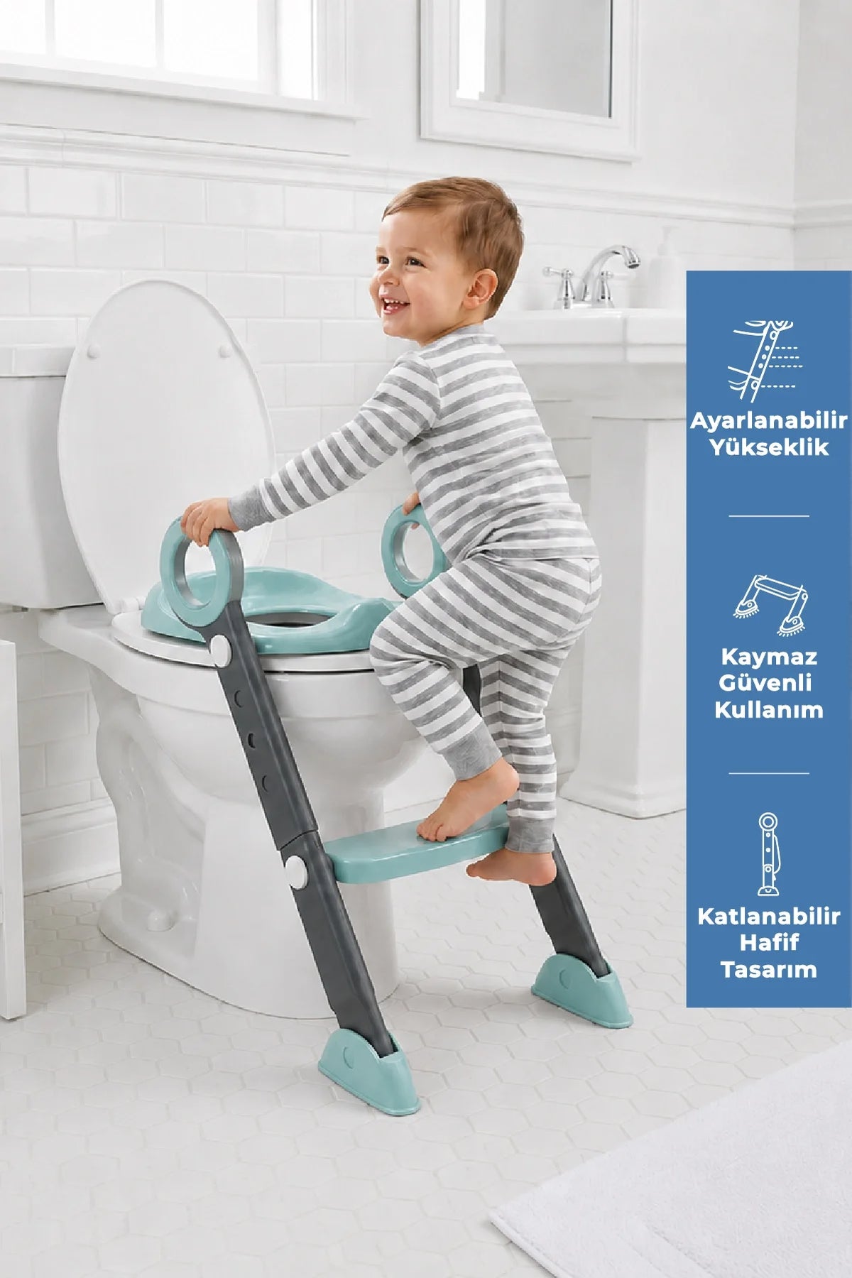 BabyJem Stepstool Potty Mint