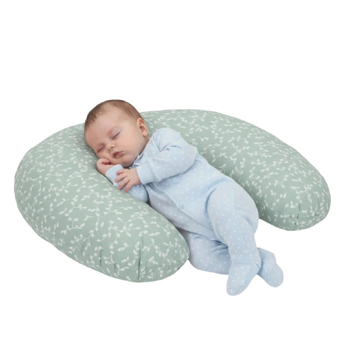 BabyJem Nursing & Baby Positioner Pillow Floral Green