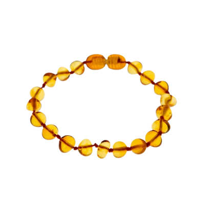BabyJem Amber Teething Wristband Light Honey