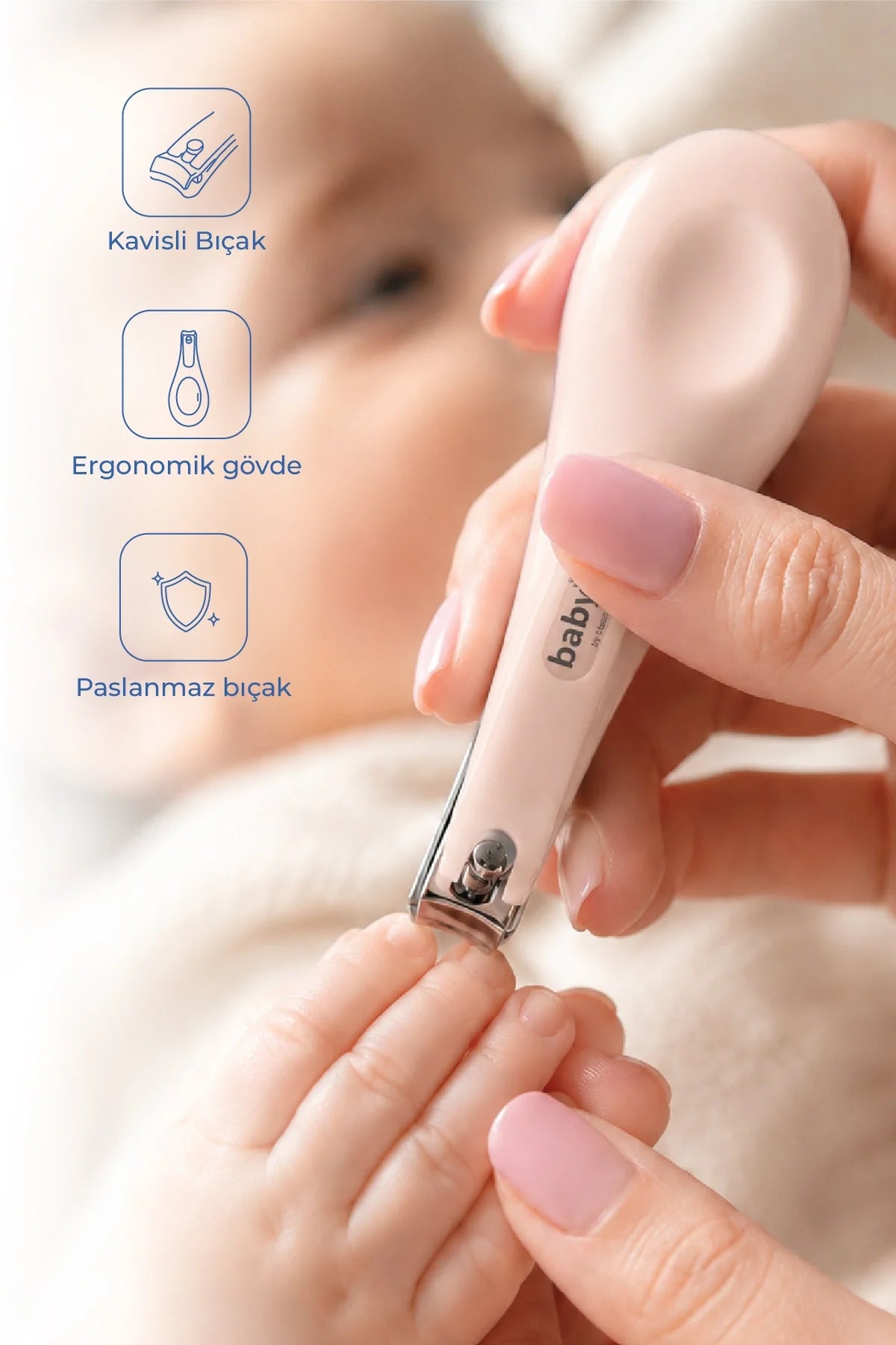 BabyJem Baby Nail Clippers Pink