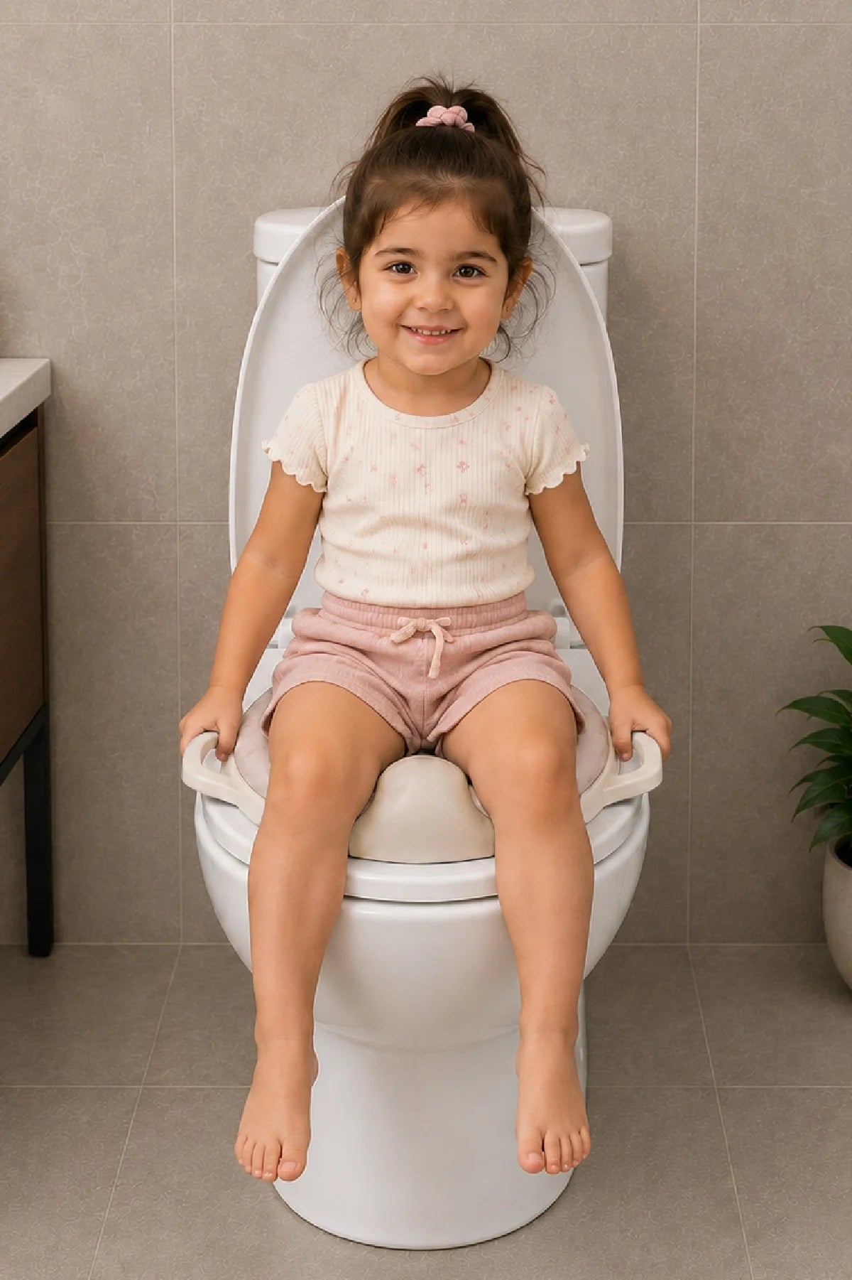 BabyJem Toilet Trainer Mega Beige