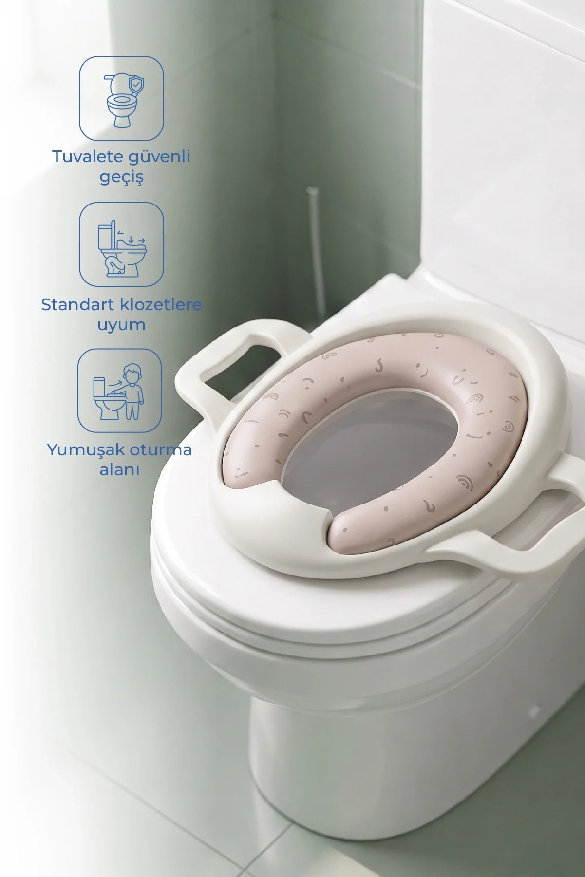 BabyJem Toilet Trainer Mega Beige