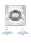 BabyJem Portable Potty Soft Grey