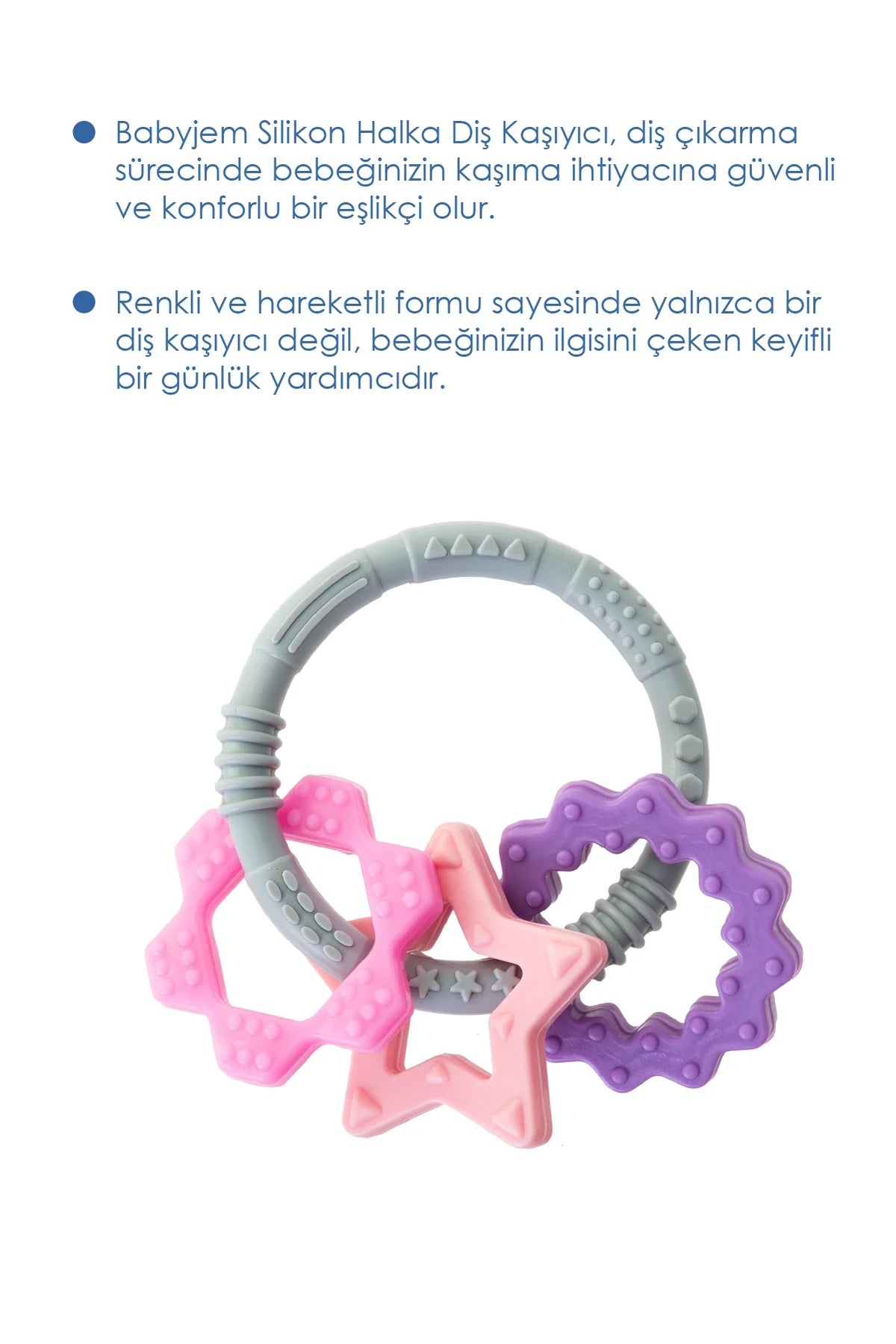 BabyJem Teether Ring Pink