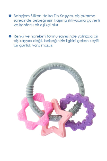 BabyJem Teether Ring Pink