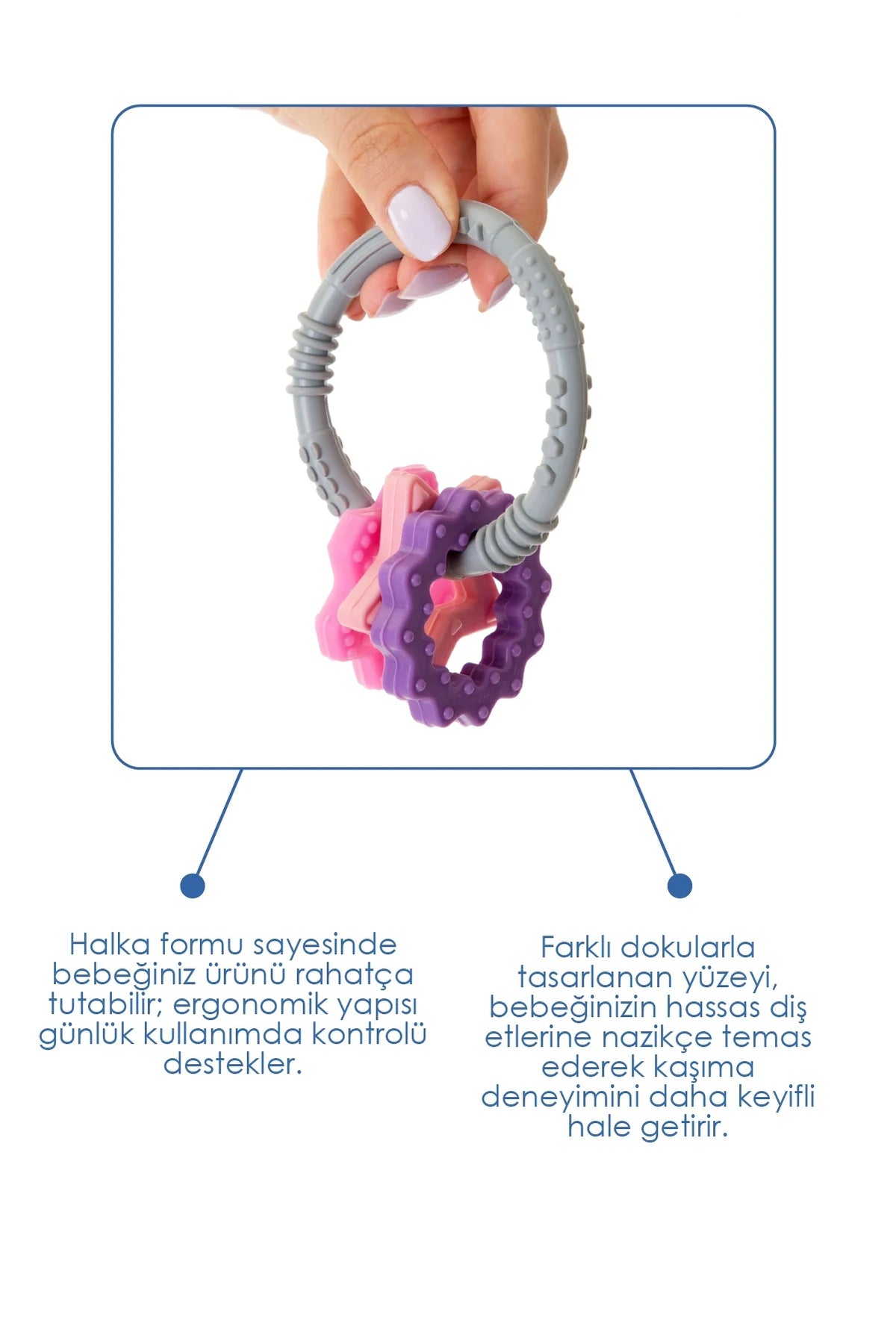 BabyJem Teether Ring Pink