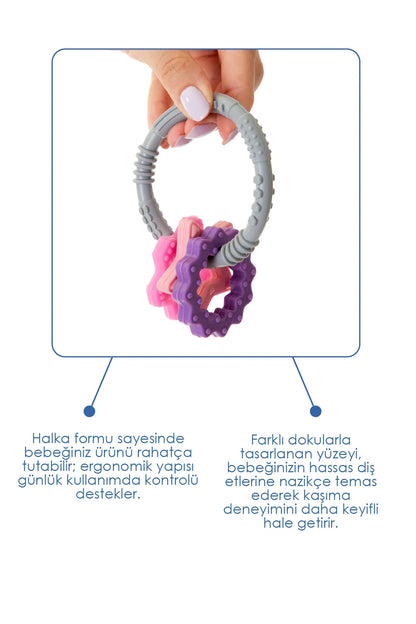 BabyJem Teether Ring Pink