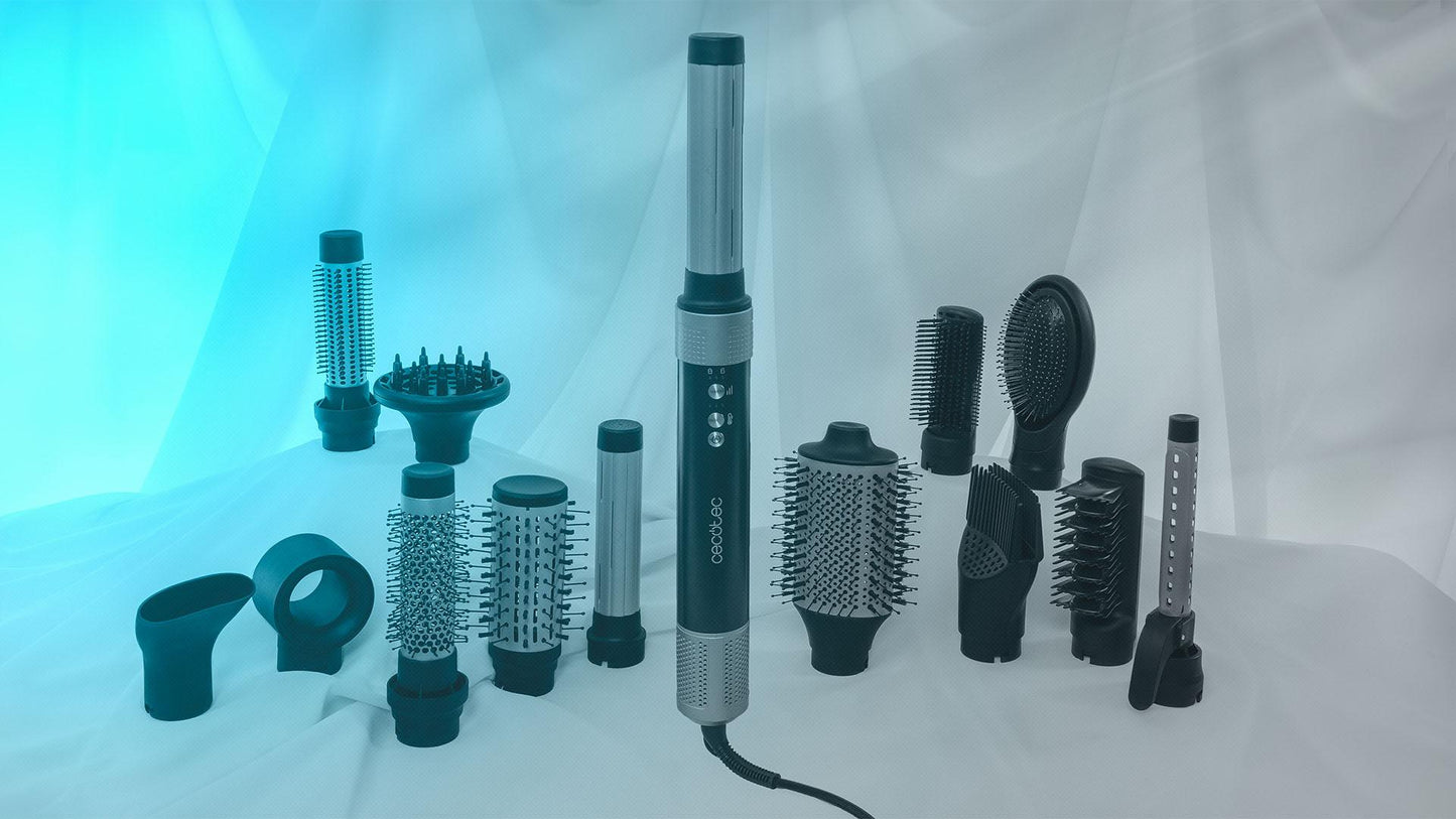 Cecotec CeramicCare AirGlam Black 14in1 styler