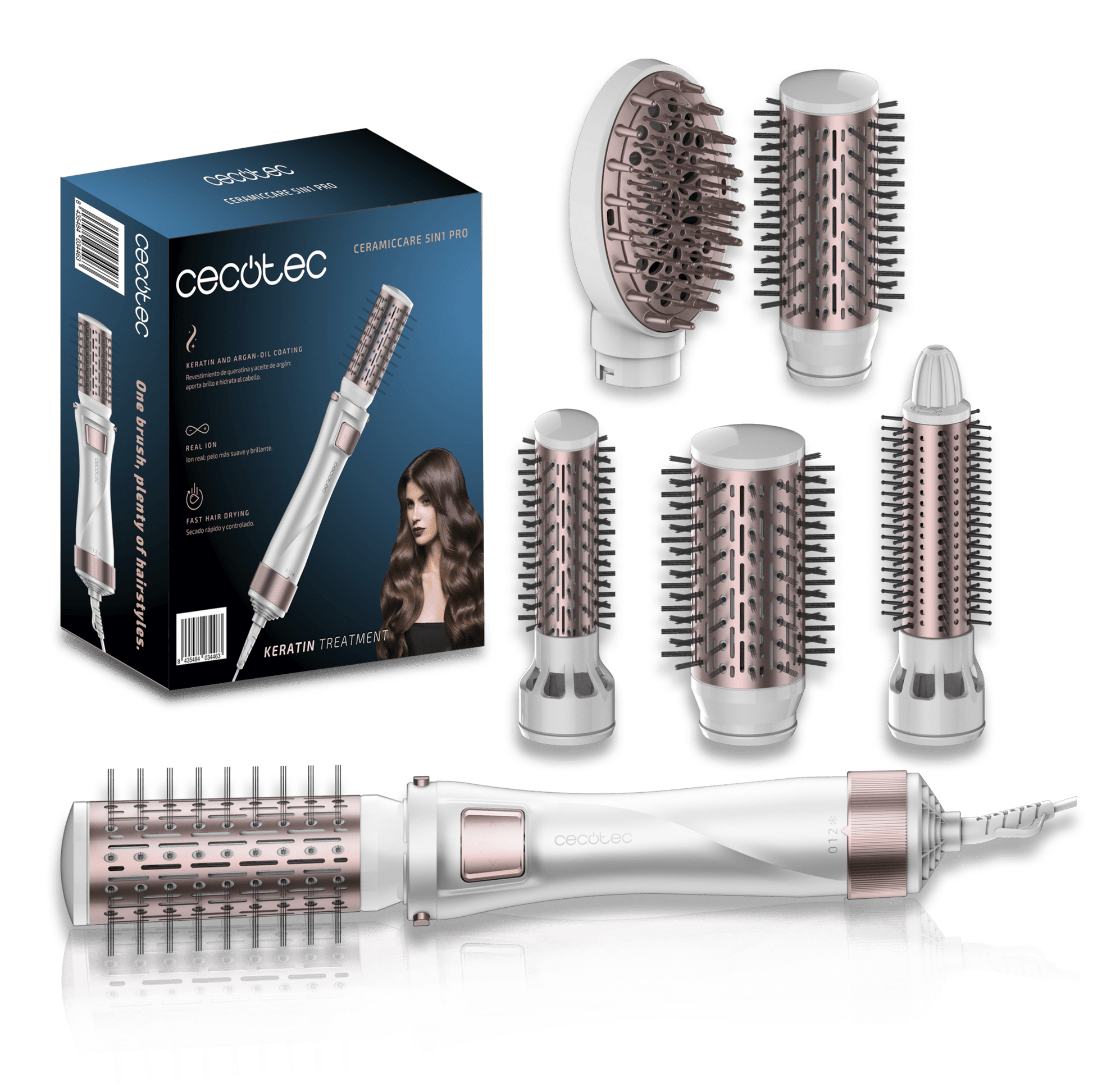 Cecotec CeramicCare 5in1 Pro hot air brush