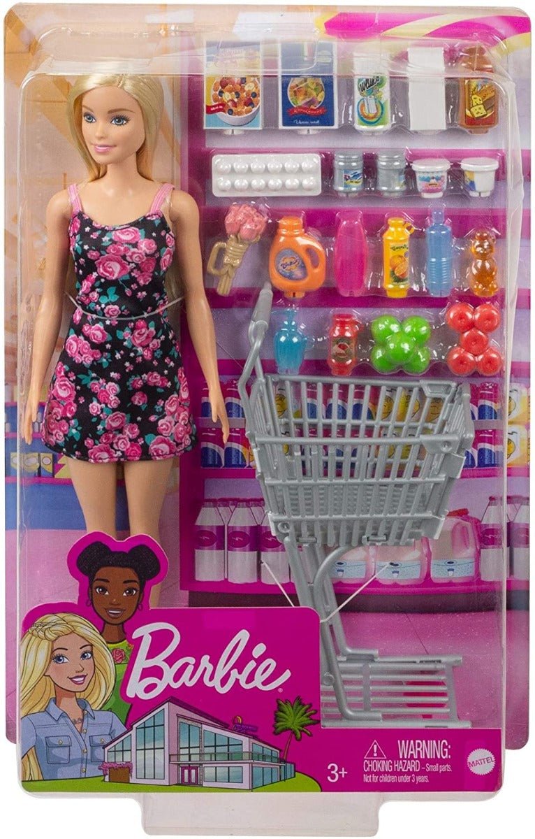 Barbie - Doll & Supermarket Accessories Role-Play Set | 3Y+ Barbie - Doll & Supermarket Accessories Role-Play Set | 3Y+