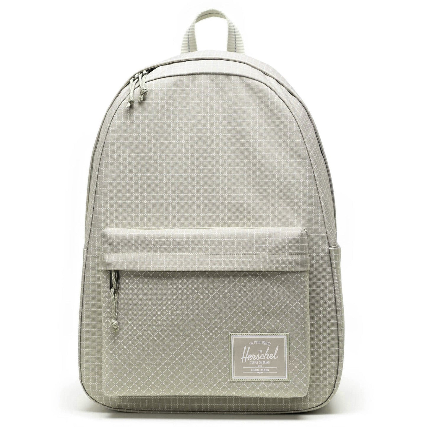 Herschel Classic XL Backpack in Grid - London Fog, front view
