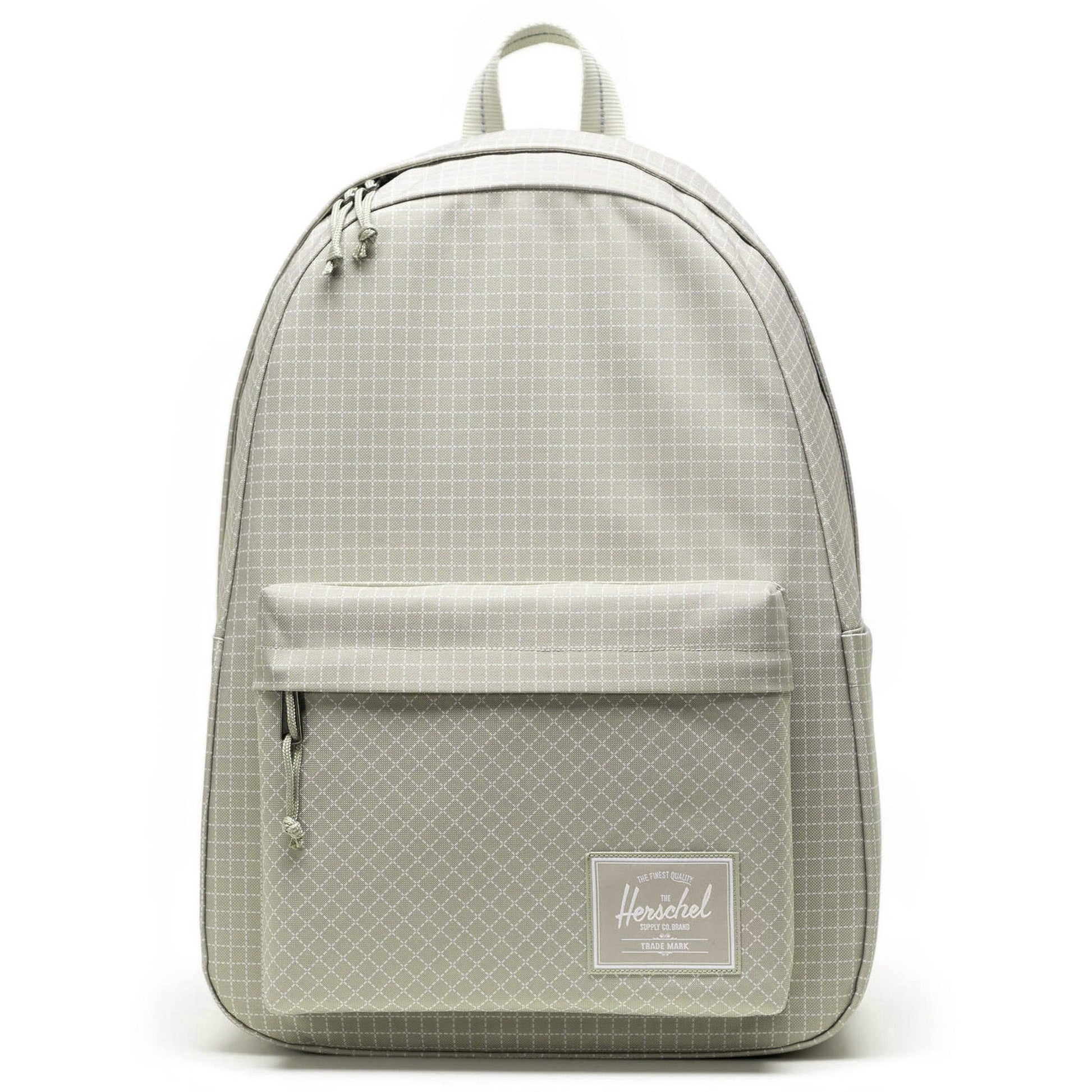 Herschel Classic XL Backpack in Grid - London Fog, front view