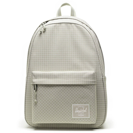 Herschel Classic XL Backpack in Grid - London Fog, front view — BambiniJO Jordan