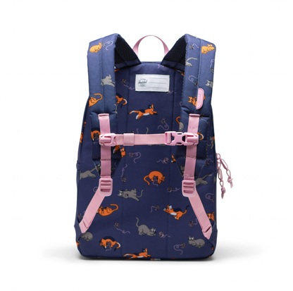 Herschel Heritage Youth Backpack Playing Cats 26L - detail view