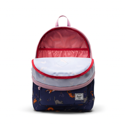Herschel Heritage Youth Backpack Playing Cats 26L - side angle