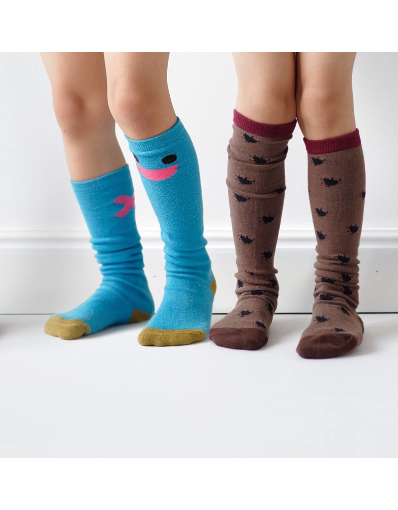 BOXBO Boots – High Socks Wistiti Blue