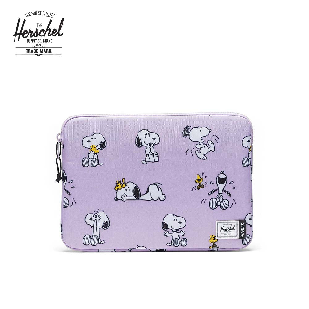 Herschel Anchor Laptop Sleeve Snoopy and Woodstock Pastel 14-Inch - front