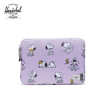 Herschel Anchor Laptop Sleeve Snoopy and Woodstock Pastel 14-Inch - front