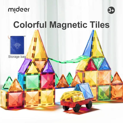 Mideer - Colorful Magnetic Tiles | 100pcs