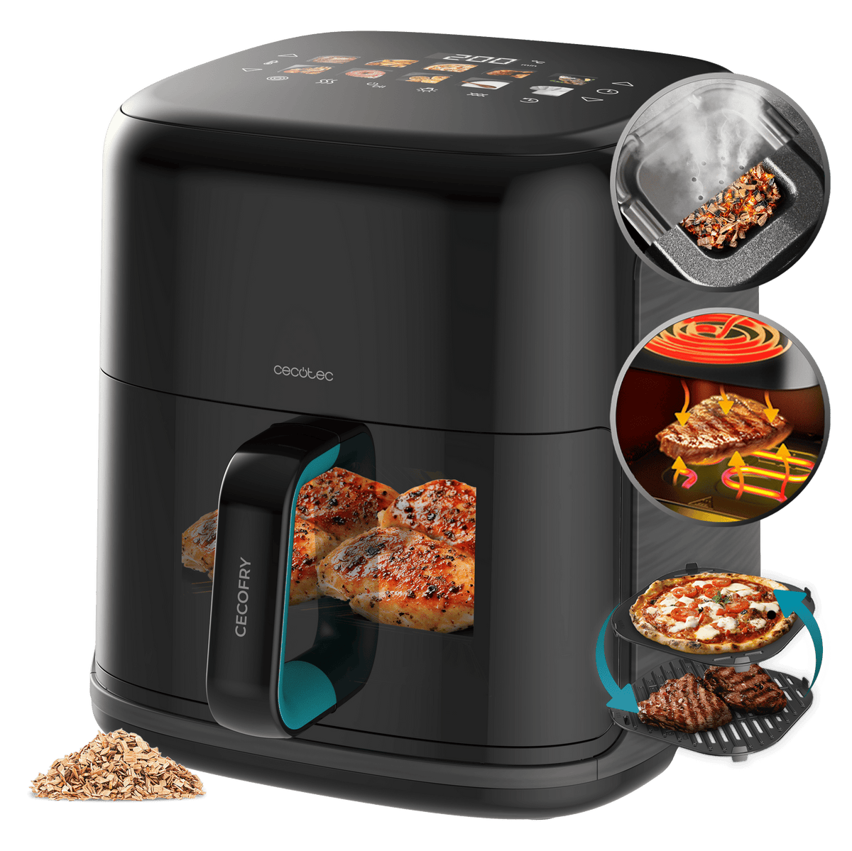 Cecotec Cecofry&Grill Smokin'Prime 6500 air fryer — BambiniJO Jordan