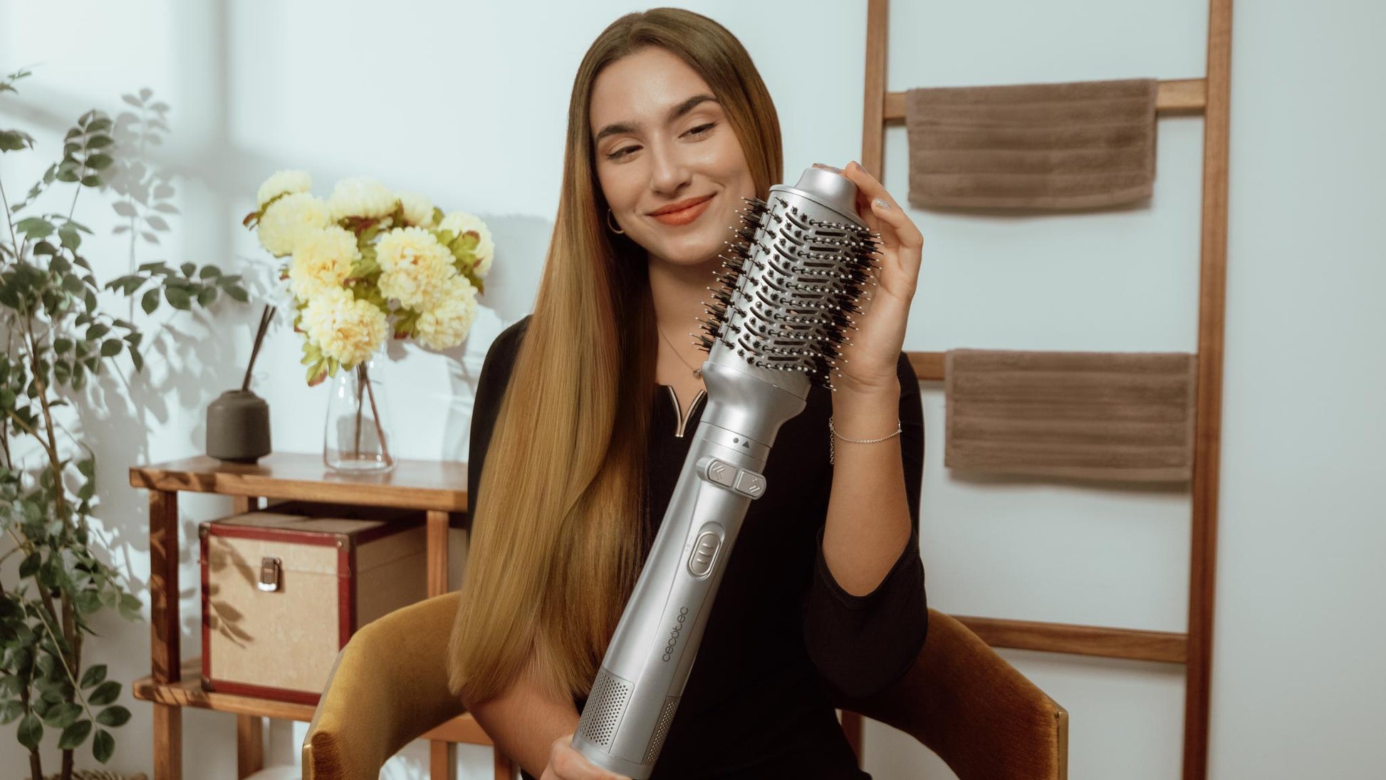 Cecotec CeramicCare 6in1 Gyro hot air brush
