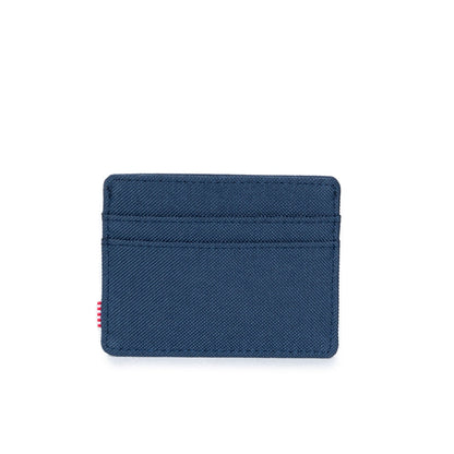 Herschel Charlie Wallet in Navy - open view showing card slots